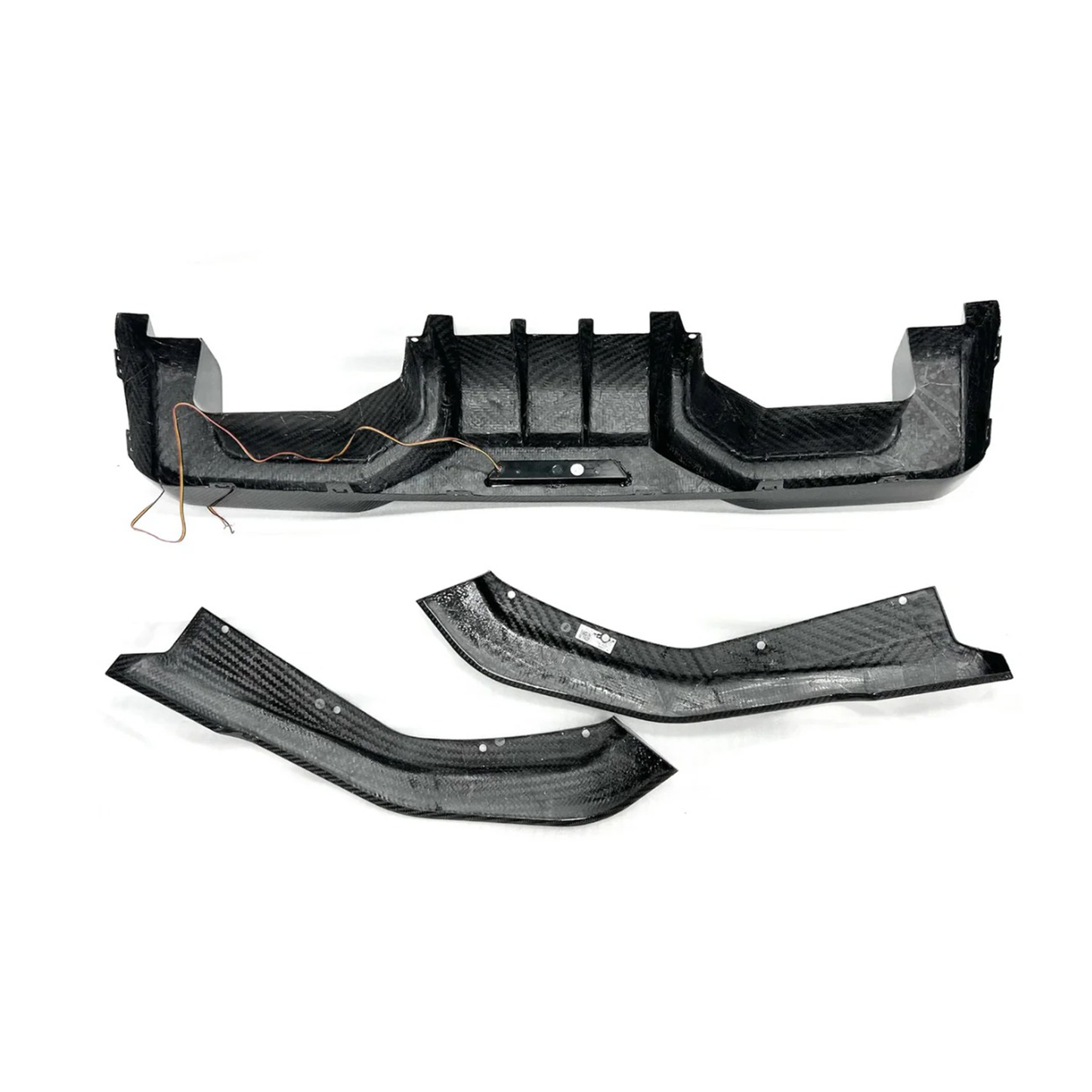 Carbon Fiber AD Style Rear Diffuser w/ LED Light for BMW G80 M3/G82 M4