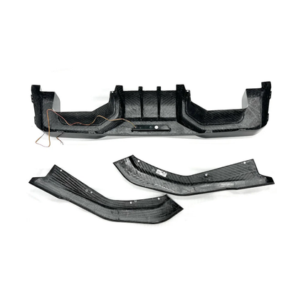 Carbon Fiber AD Style Rear Diffuser w/ LED Light for BMW G80 M3/G82 M4
