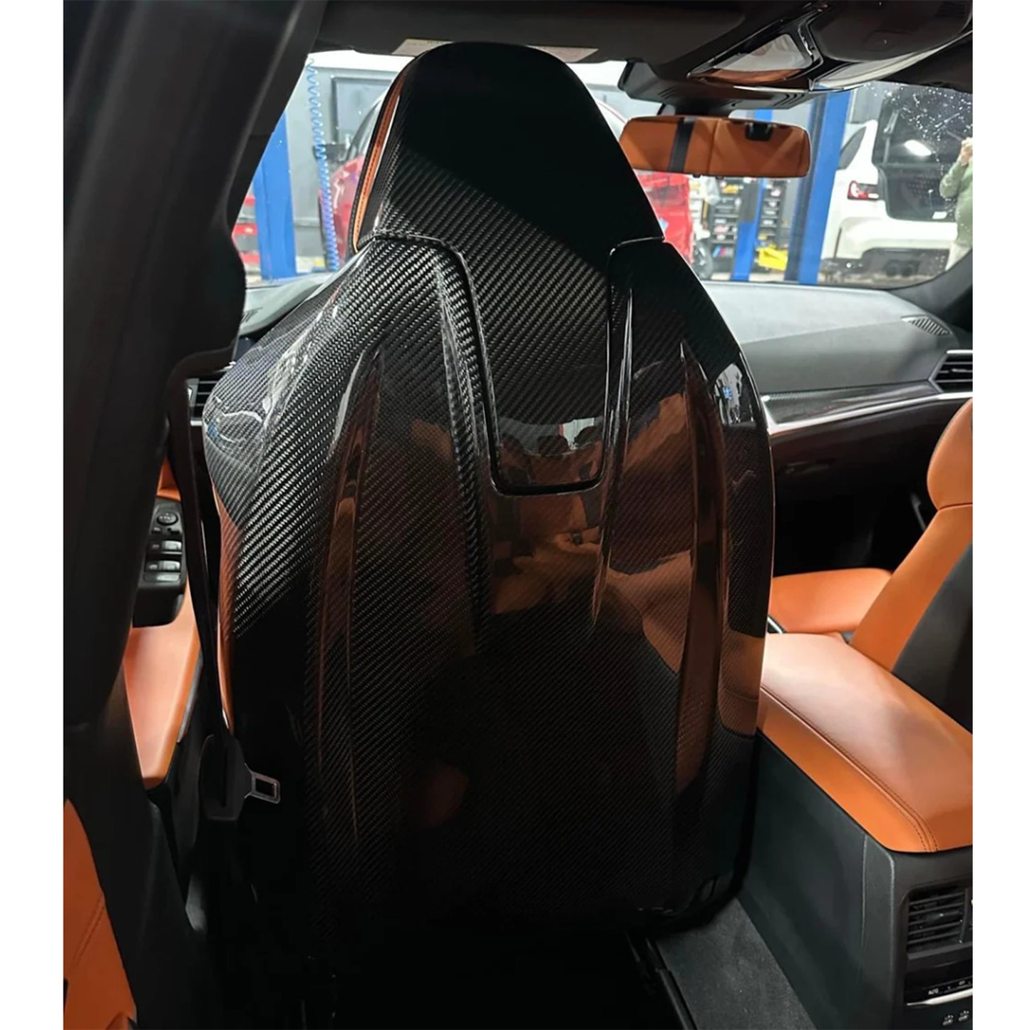 Carbon Fiber Full Seat Back Cover for BMW G80 M3/G82 M4/G87 M2