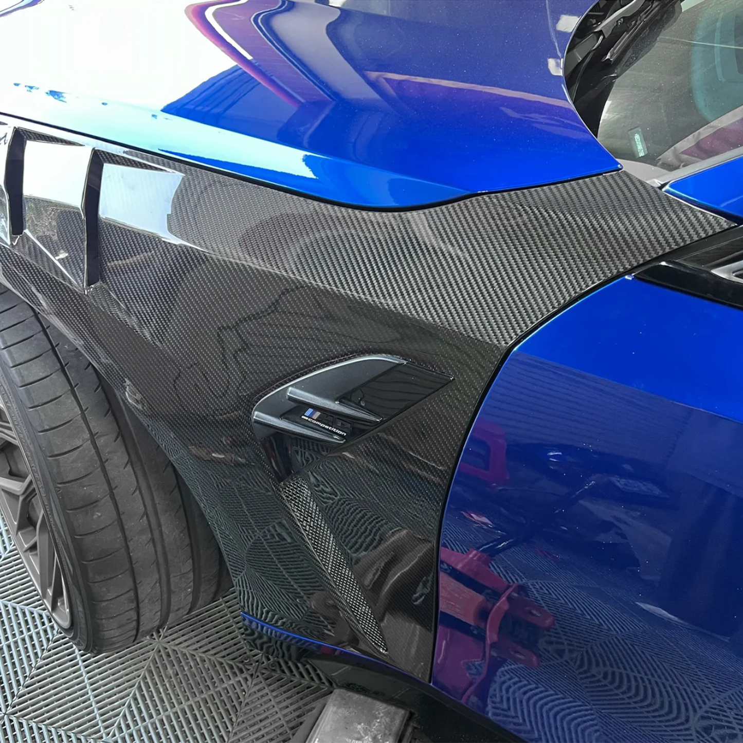 Carbon Fiber Front Vented Fenders for BMW G80 M3/G82 M4