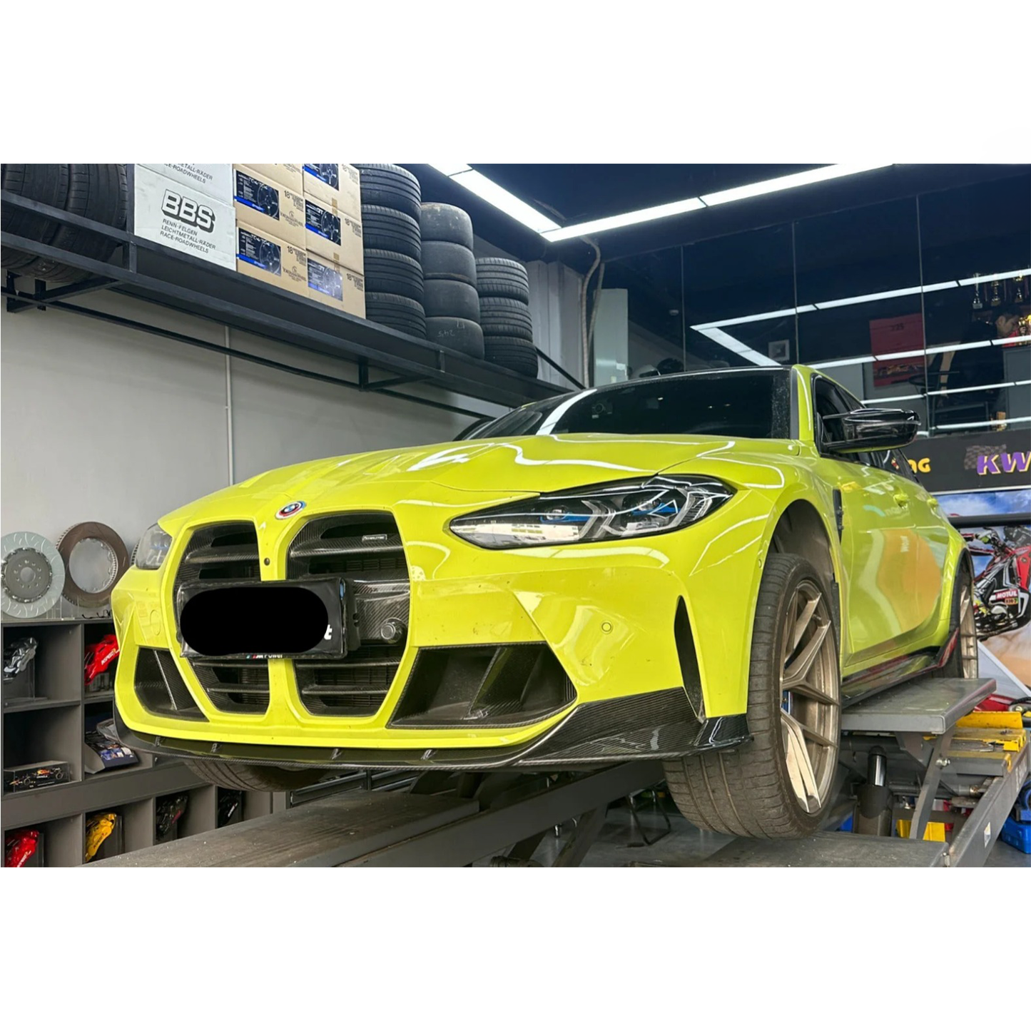 CT VI Style Dry Carbon Fiber Front Lip for BMW G80 M3/G82 M4