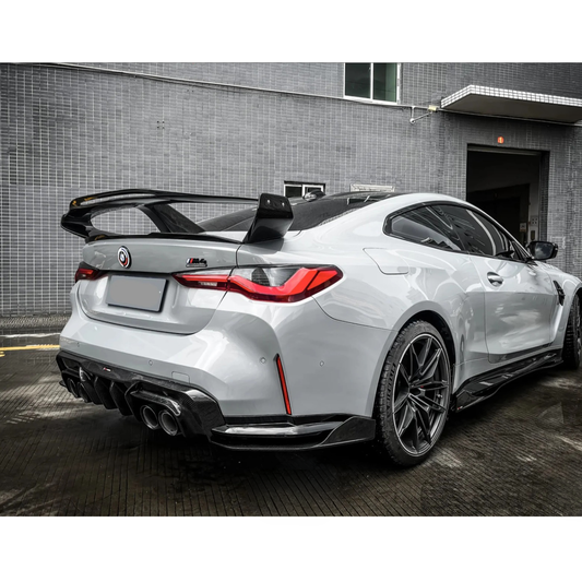 Prepreg Carbon Fiber TK Aggressive Large Rear Trunk Wing for BMW G80 M3/G82 M4