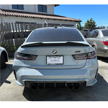 M Performance Style Carbon Fiber Rear Diffuser for BMW G80 M3/G82 M4