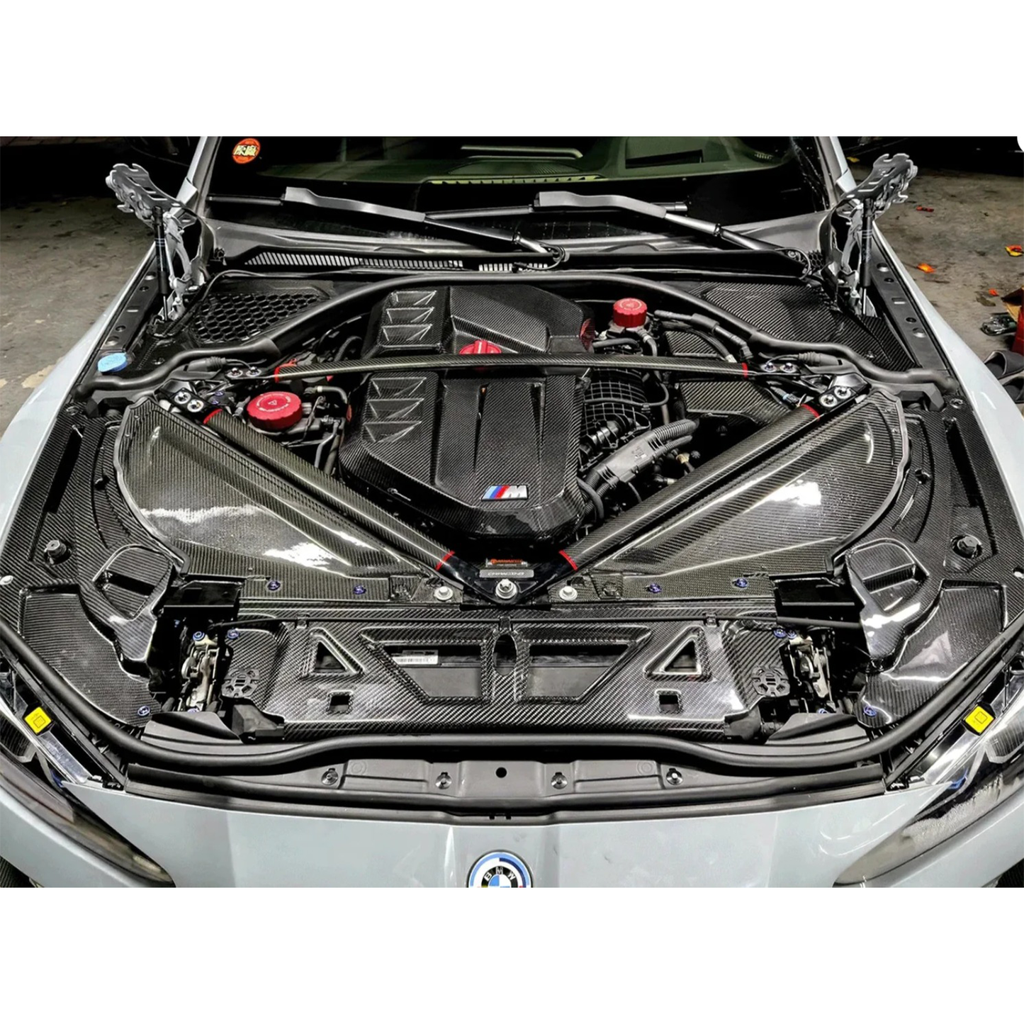 Carbon Fiber Headlamp Covers for BMW G80 M3/G82 M4/G87 M2