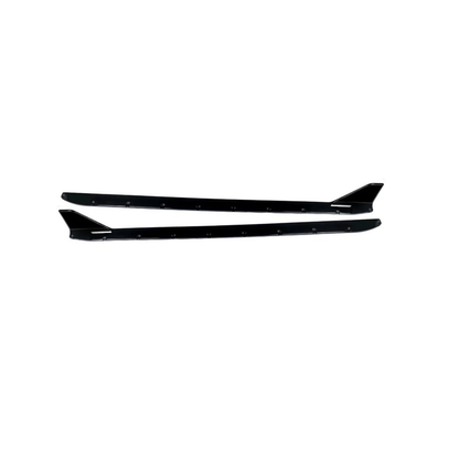 M Performance Style Gloss Black Side Skirt Extensions for BMW G80 M3/G82 M4
