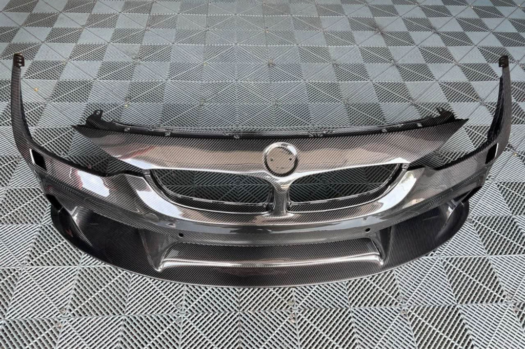 BMW 3 Series F80 F82 F83 Carbon Fiber 3D Front Bumper (2011-2019)