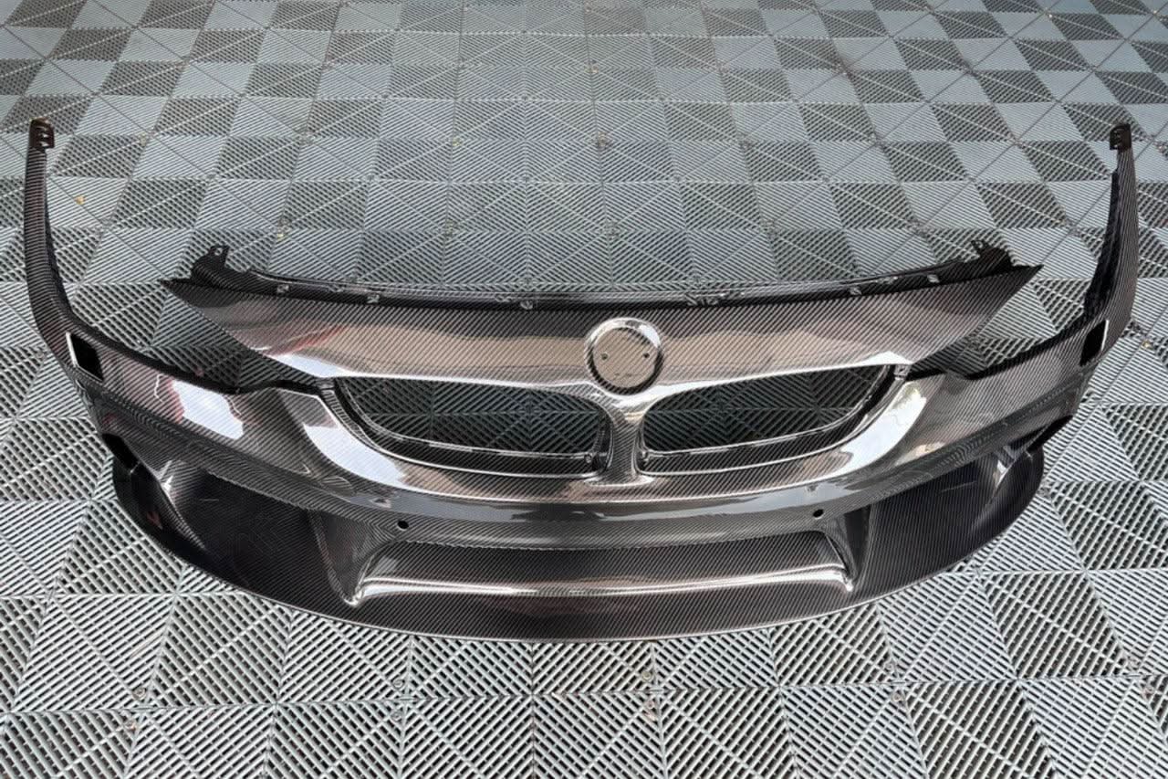 BMW 3 Series F80 F82 F83 Carbon Fiber 3D Front Bumper (2011-2019)