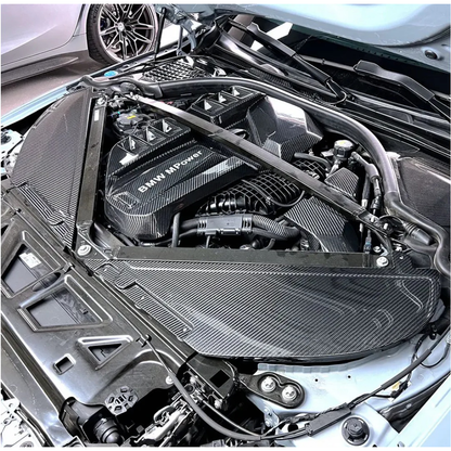 Dry Carbon Fiber Full Engine Bay Cover Kit for BMW G80 M3/G82 M4