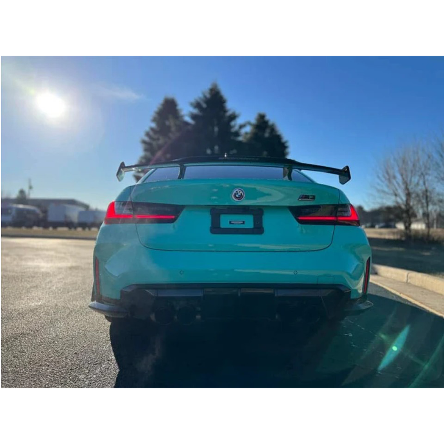 MP Style Carbon Fiber Rear Trunk Spoiler Wing for BMW G8X/G2X