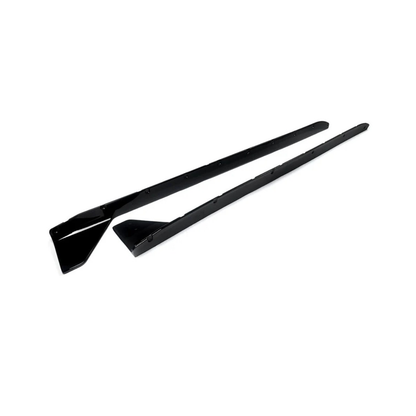 M Performance Style Gloss Black Side Skirt Extensions for BMW G80 M3/G82 M4
