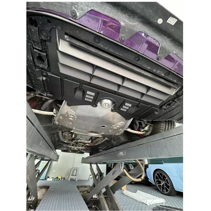 Dry Carbon Fiber Vented Oil Cooler Guard for BMW G8X G80 M3/G82 M4