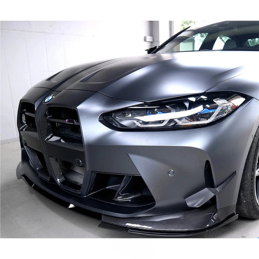 Dry Carbon Fiber Front Lip (OEM Mount) for BMW G80 M3/G82 M4