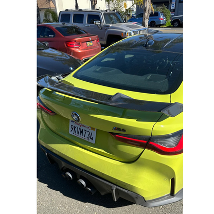MP Style Carbon Fiber Rear Trunk Spoiler Wing for BMW G8X/G2X