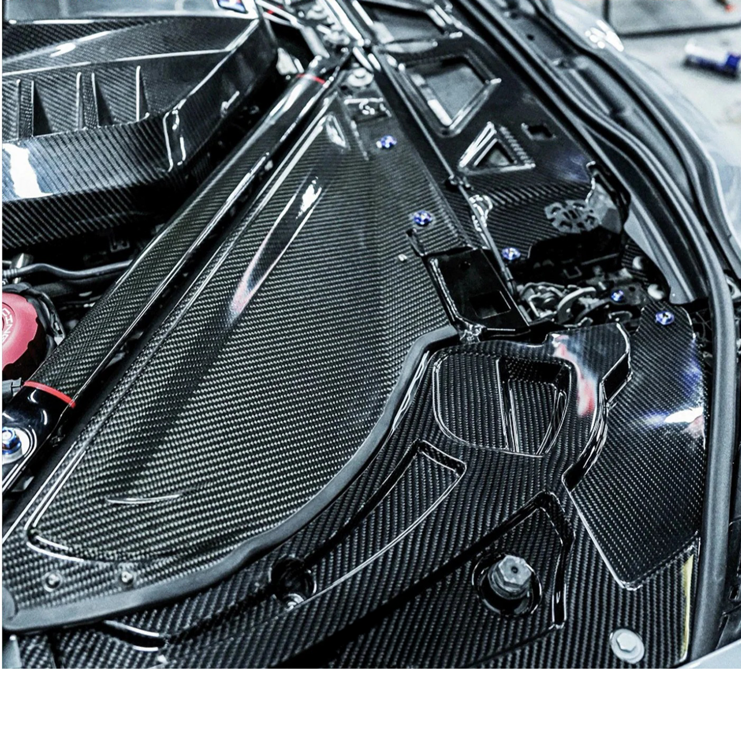 Carbon Fiber Headlamp Covers for BMW G80 M3/G82 M4/G87 M2