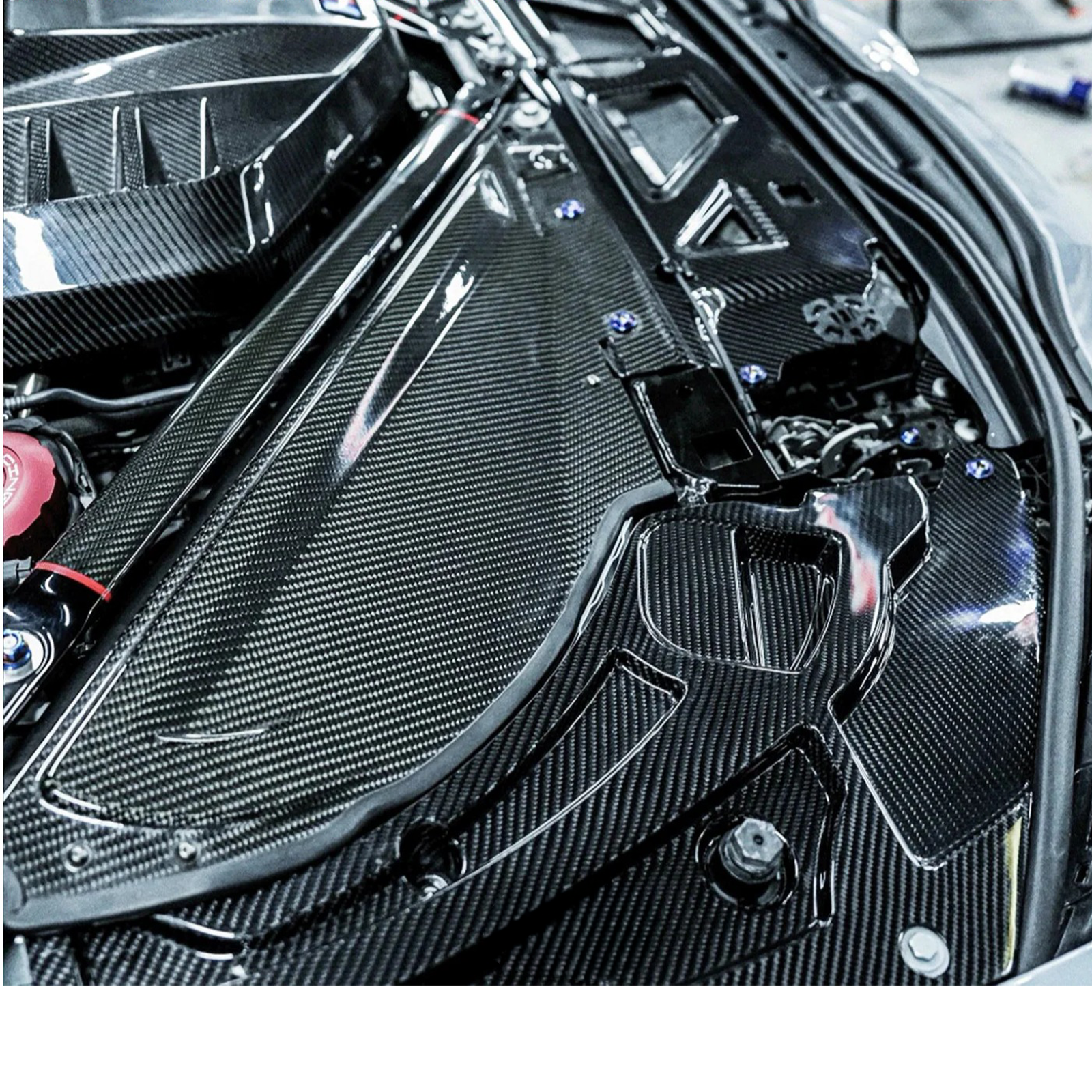 Carbon Fiber Headlamp Covers for BMW G80 M3/G82 M4/G87 M2