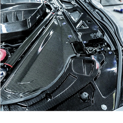 Carbon Fiber Headlamp Covers for BMW G80 M3/G82 M4/G87 M2