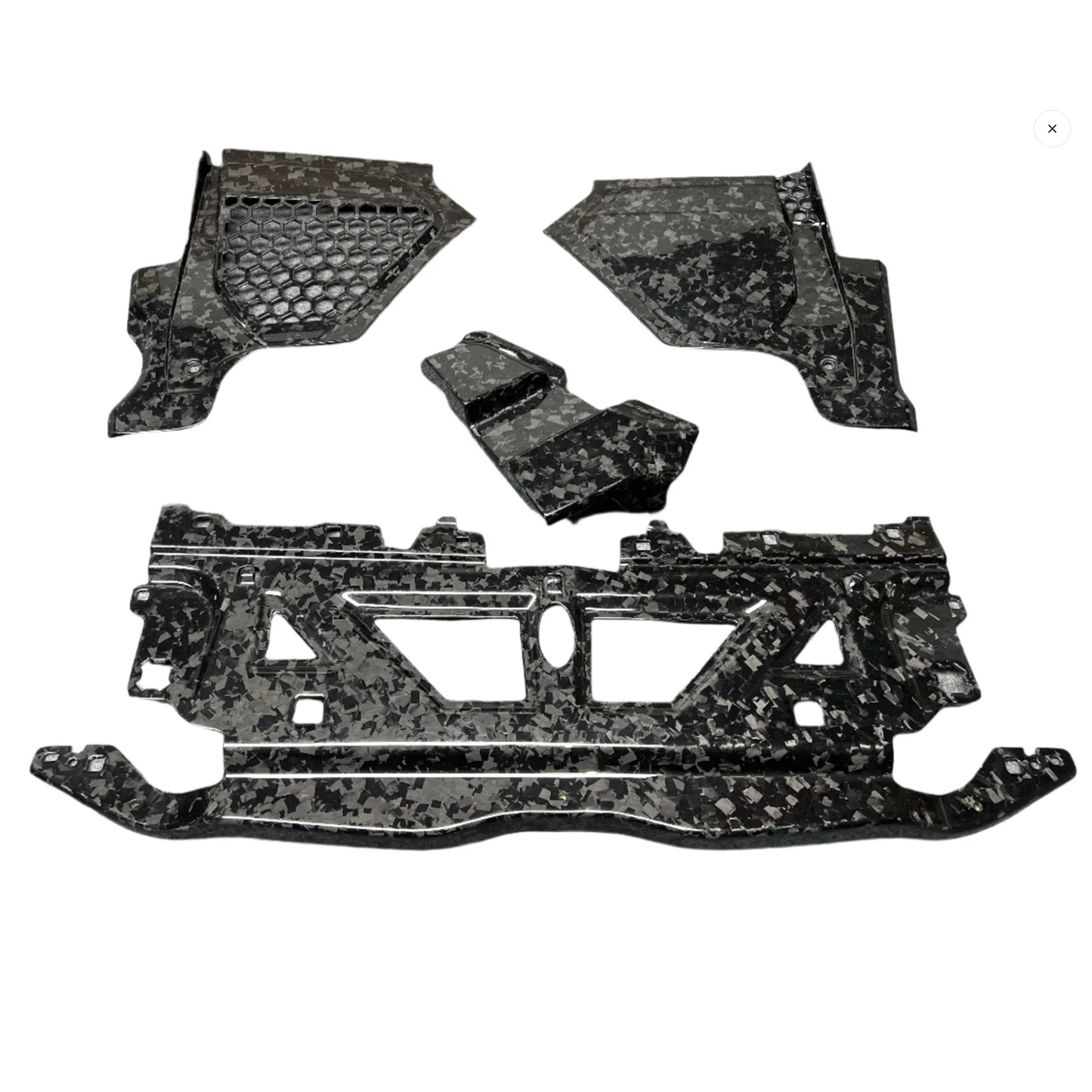 Forged Carbon Fiber Engine Bay Cover Kit for BMW G80 M3/G82 M4