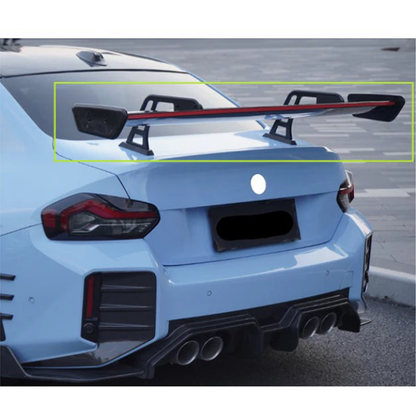 Prepreg Carbon Fiber LED Swan Neck Rear Wing for BMW G80 M3/G82 M4/G87 M2