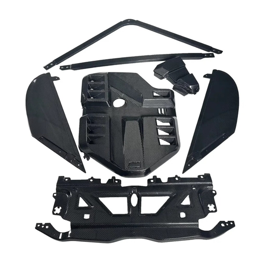 Dry Carbon Fiber Full Engine Bay Cover Kit for BMW G80 M3/G82 M4