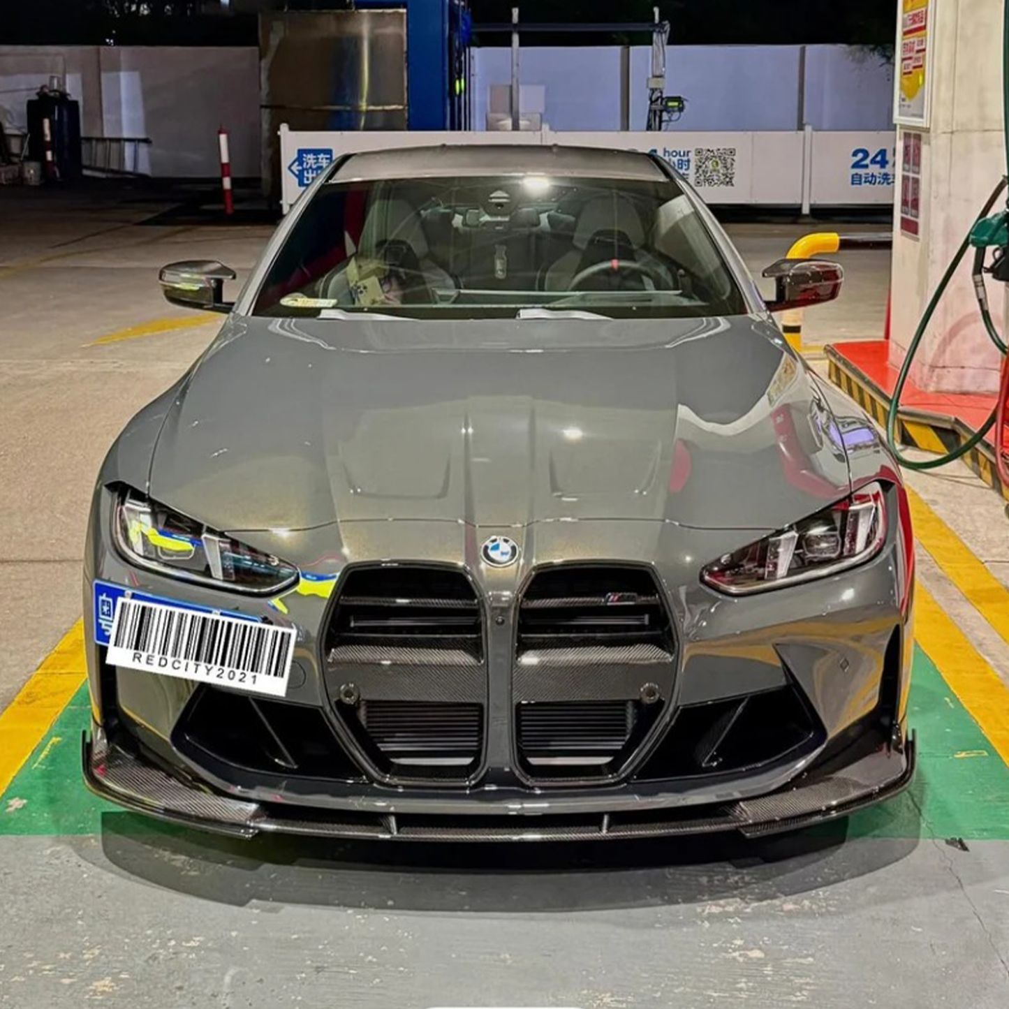 Dry Carbon Fiber Front Lip (OEM Mount) for BMW G80 M3/G82 M4