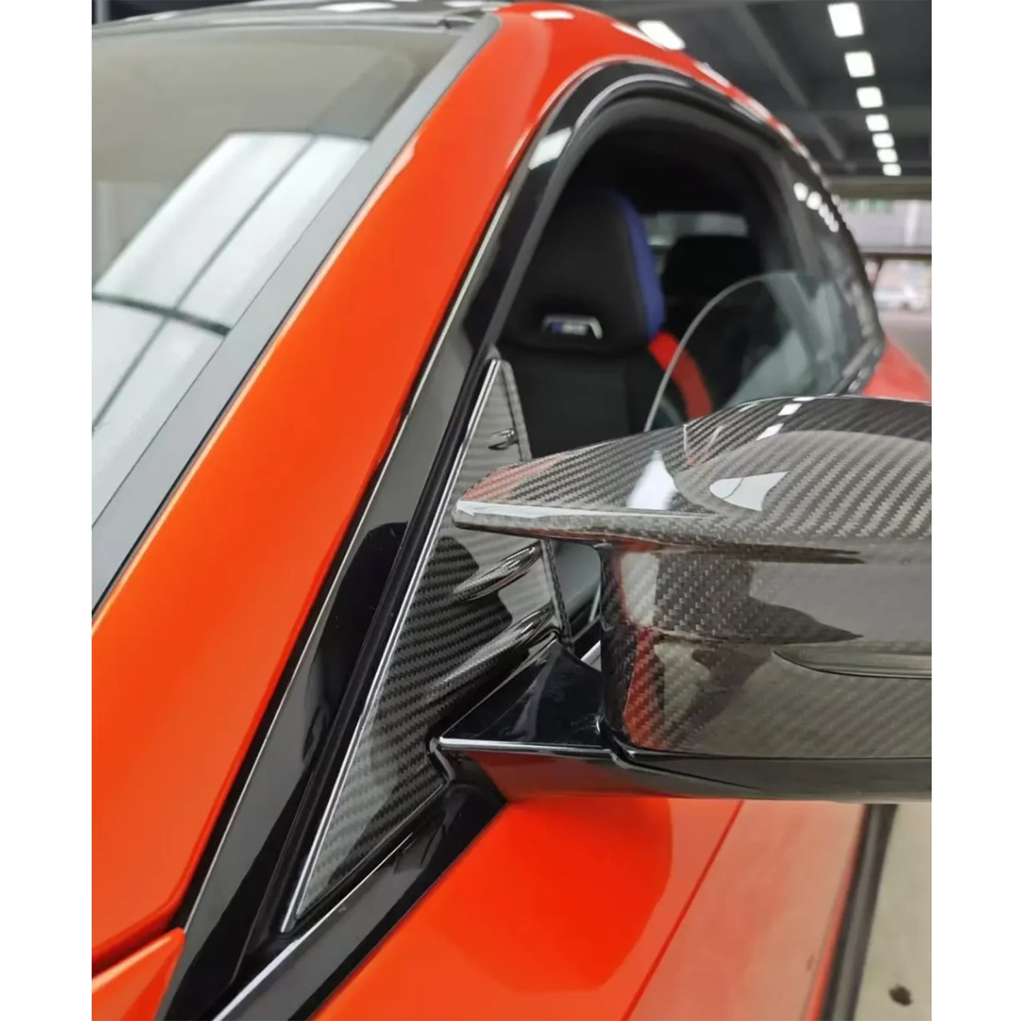 Dry Carbon Fiber Mirror Cap Set for BMW G80 M3/G82 M4
