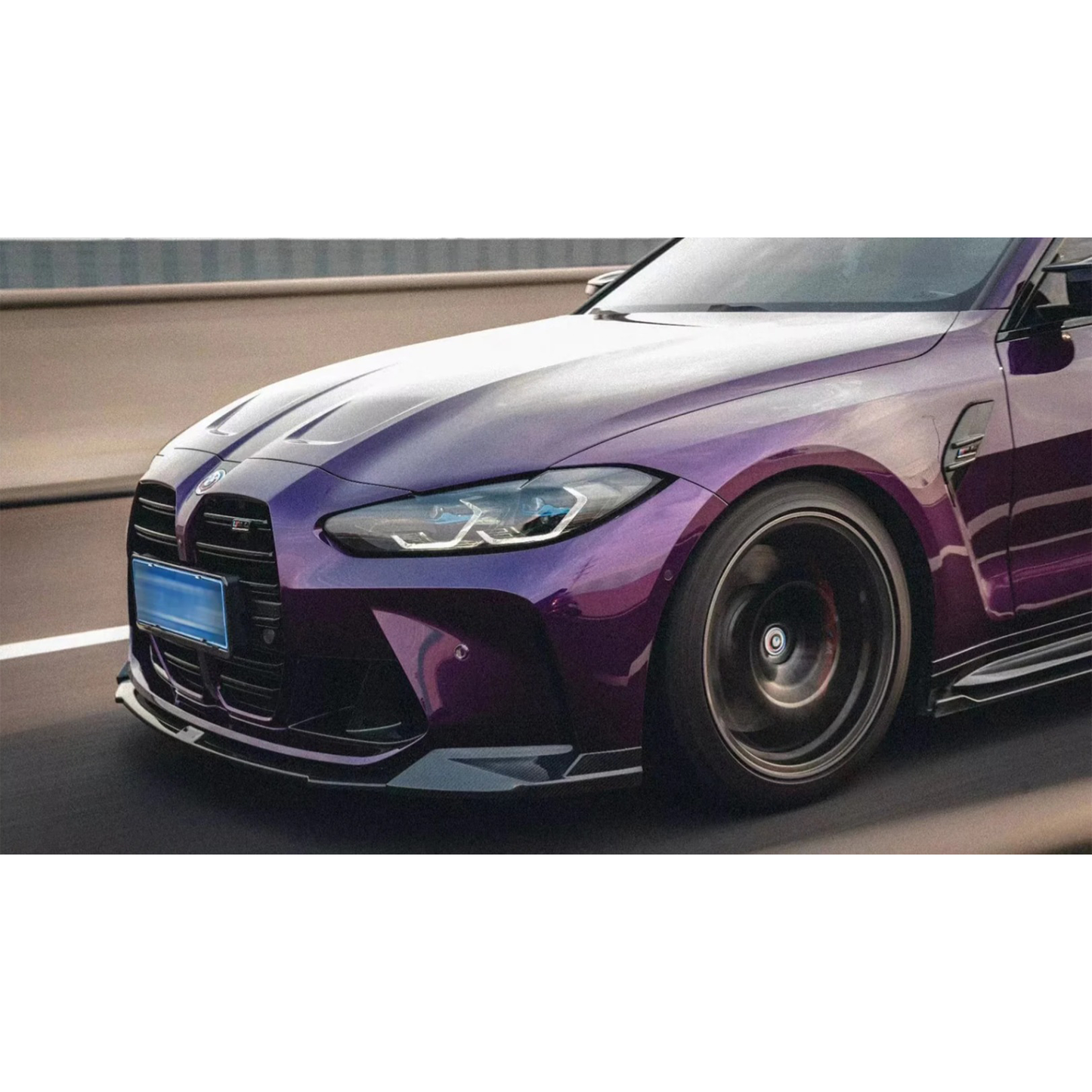Prepreg Carbon Fiber TCH Front Lip for BMW G80 M3/G82 M4
