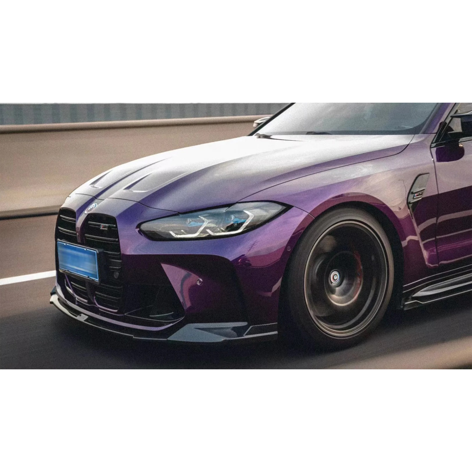 Prepreg Carbon Fiber TCH Front Lip for BMW G80 M3/G82 M4