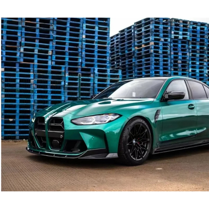 Pre-Preg CT Style Carbon Fiber Front Lip for BMW G80 M3/G82 M4
