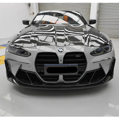 Prepreg Carbon Fiber PT Style Front Bumper Trim for BMW G80 M3/G82 M4