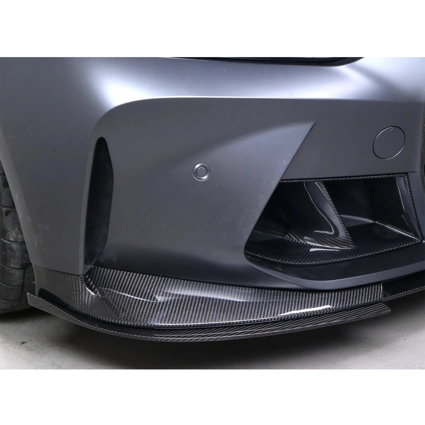 Dry Carbon Fiber Front Lip (OEM Mount) for BMW G80 M3/G82 M4