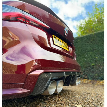 M Performance Style Carbon Fiber Rear Diffuser for BMW G80 M3/G82 M4