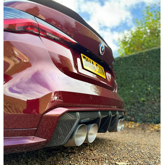 M Performance Style Carbon Fiber Rear Diffuser for BMW G80 M3/G82 M4
