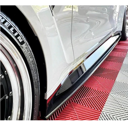 Carbon Fiber Side Skirts Extension for BMW G80 M3/G82 M4