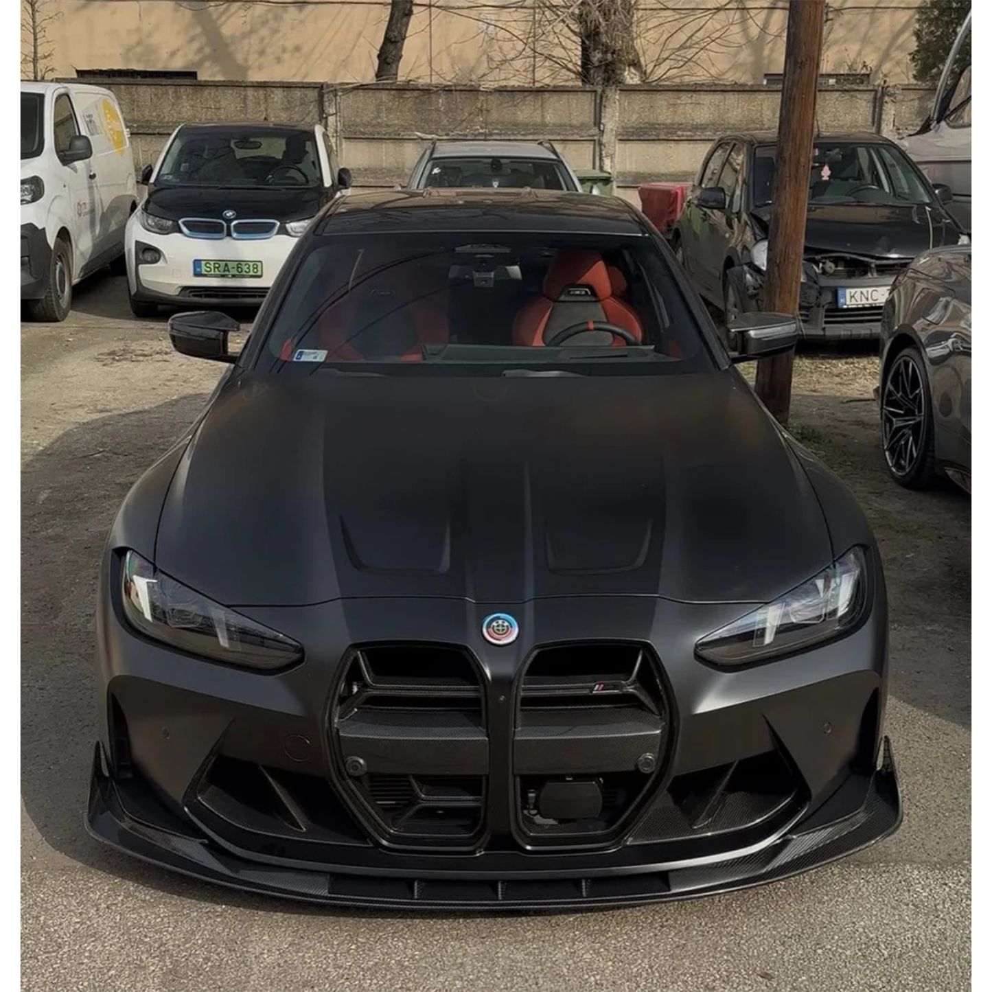 Carbon Fiber AX Style Front Splitter Lip for BMW G80 M3/G82 M4