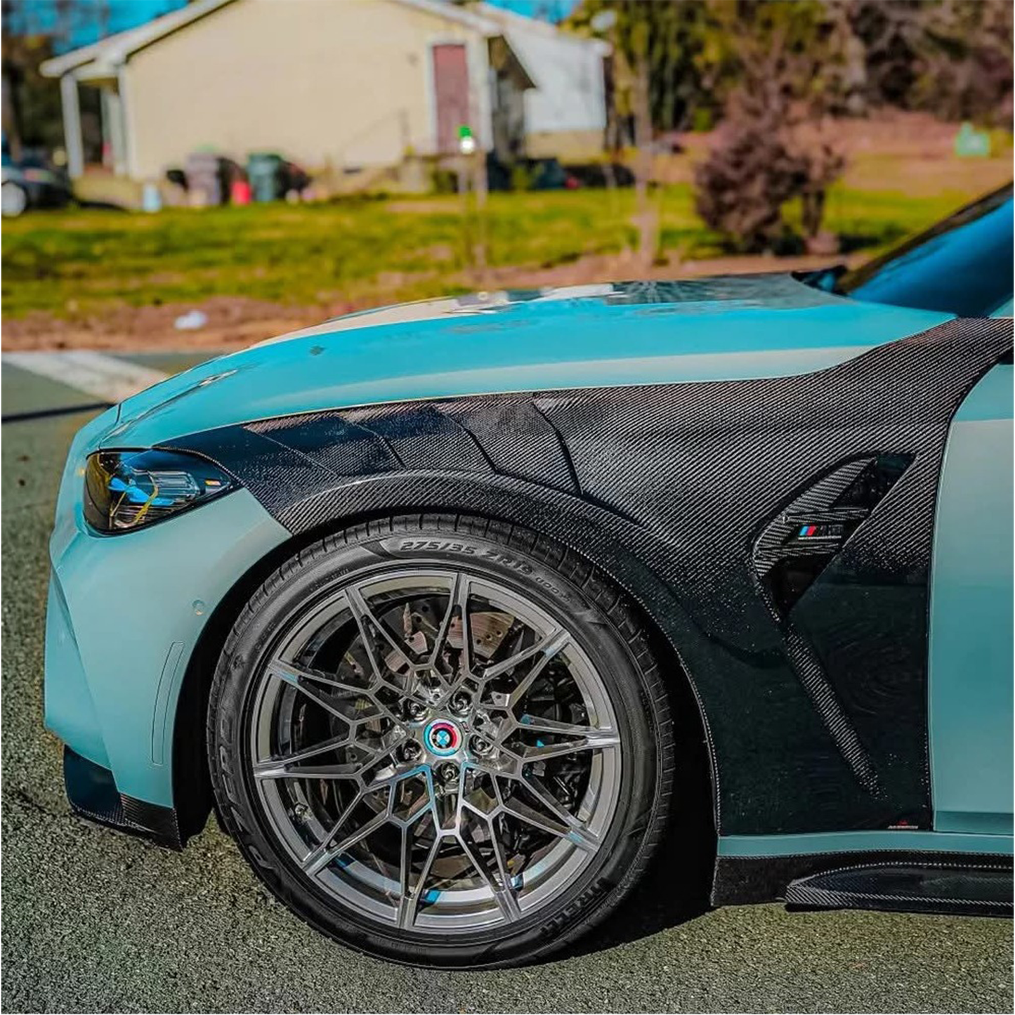 Carbon Fiber Front Vented Fenders for BMW G80 M3/G82 M4