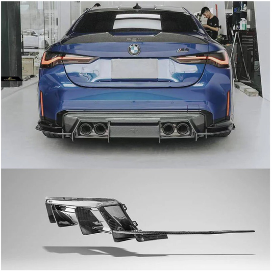 Prepreg Carbon Fiber FD Style Rear Diffuser for BMW G80 M3/G82 M4