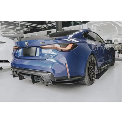 Prepreg Carbon Fiber FD Style Rear Diffuser for BMW G80 M3/G82 M4