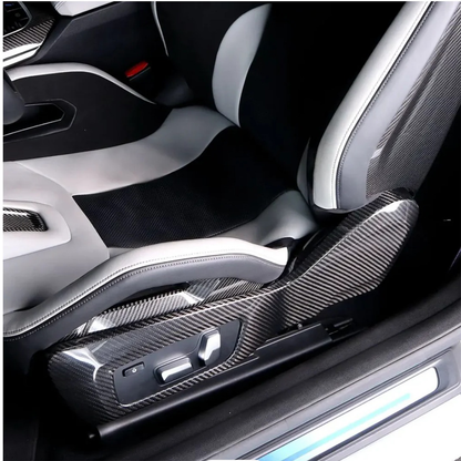 Carbon Fiber Seat Trim Cover for BMW G80 M3/G82 M4