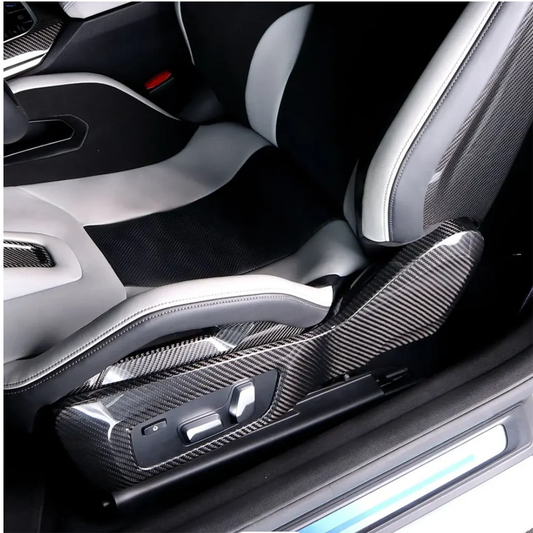 Carbon Fiber Seat Trim Cover for BMW G80 M3/G82 M4