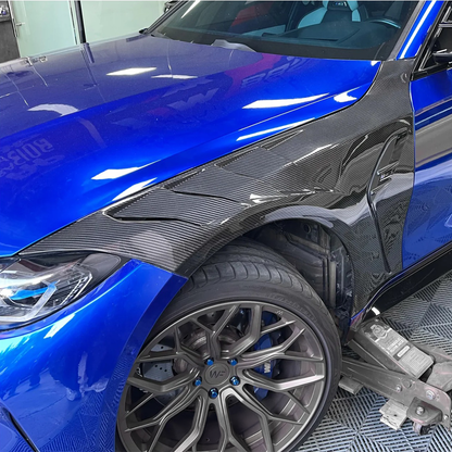 Carbon Fiber Front Vented Fenders for BMW G80 M3/G82 M4