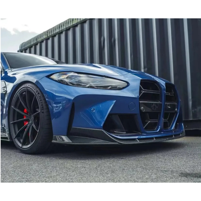 Pre-Preg CT Style Carbon Fiber Front Lip for BMW G80 M3/G82 M4
