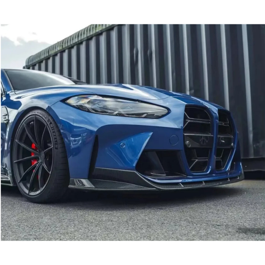 Pre-Preg CT Style Carbon Fiber Front Lip for BMW G80 M3/G82 M4