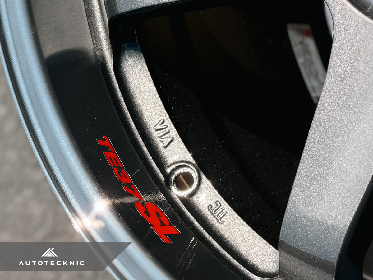 Volk Racing TE37SL 19x9.5 +22 / 19x10.5 +35 5x112 Pressed Graphite - A90 Supra / BMW G2X (Set of 4)