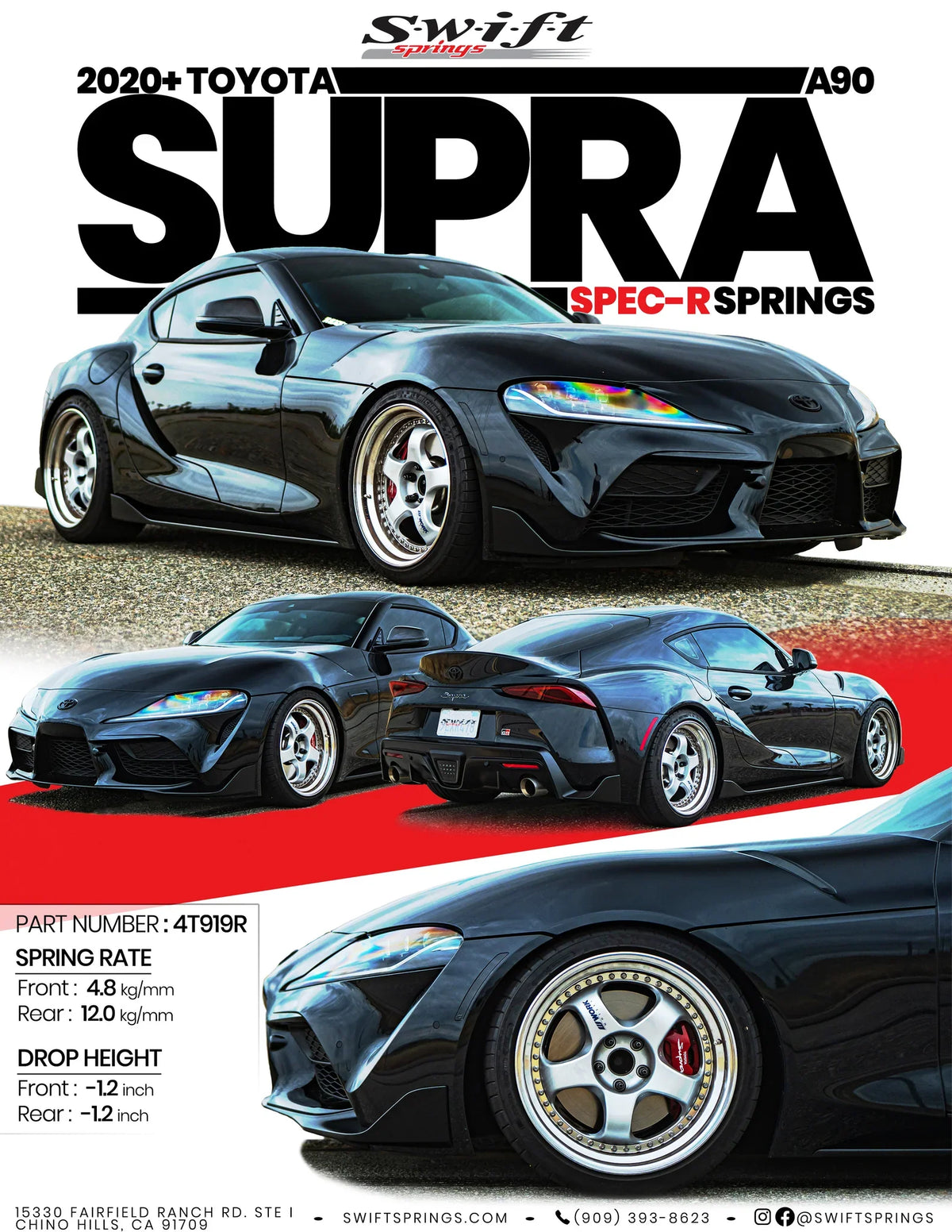 Swift Spec-R Springs - A90 Supra