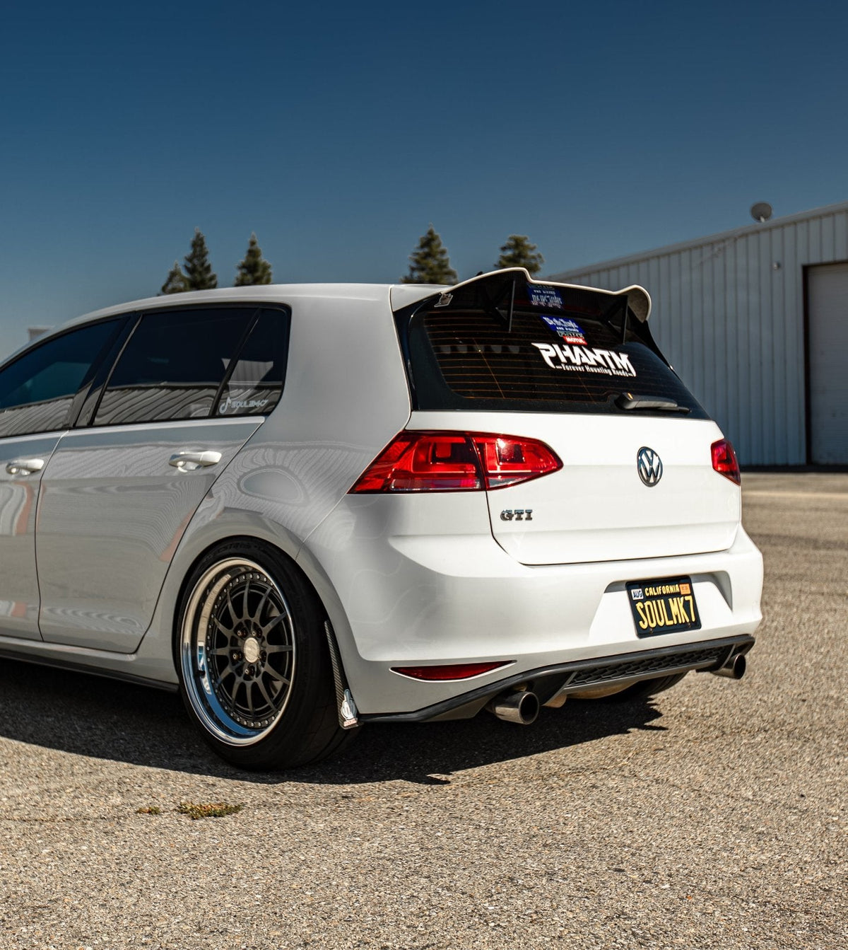 Volkswagen MK7 / 7.5 (2015-2021) Golf GTI / R Carbon Fiber Rear Spoiler Extension V1