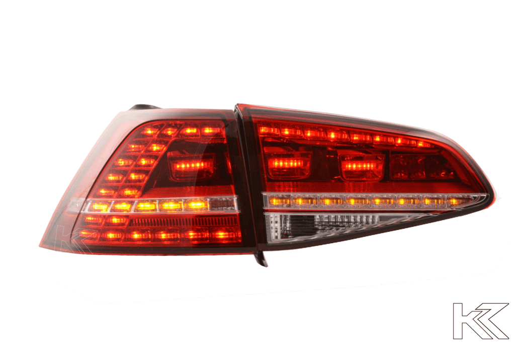 Volkswagen MK7 Golf/GTI/R Red LED Tail Lights (12-17)