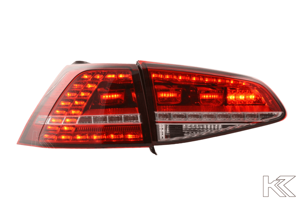 Volkswagen MK7 Golf/GTI/R Red LED Tail Lights (12-17)