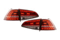 Volkswagen MK7 Golf/GTI/R Red LED Tail Lights (12-17)