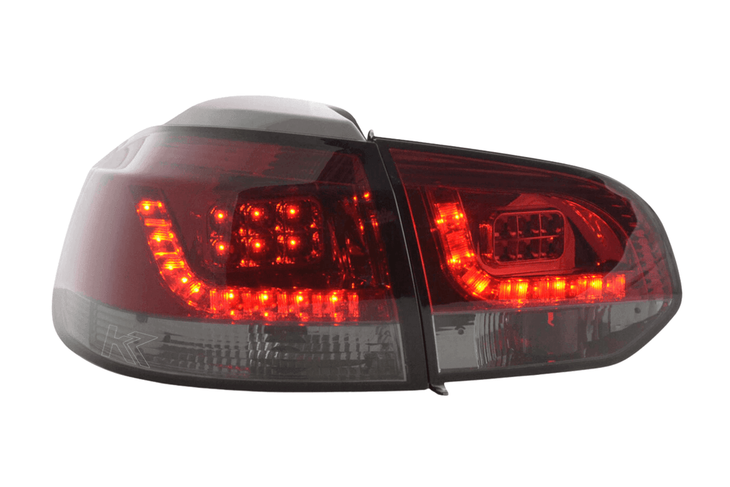 VW Golf MK6 GTI LED Red Smoked Tail Lights V2 (2008-2014)