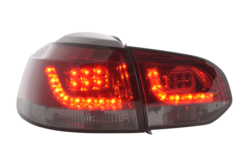 VW Golf MK6 GTI LED Red Smoked Tail Lights V2 (2008-2014)